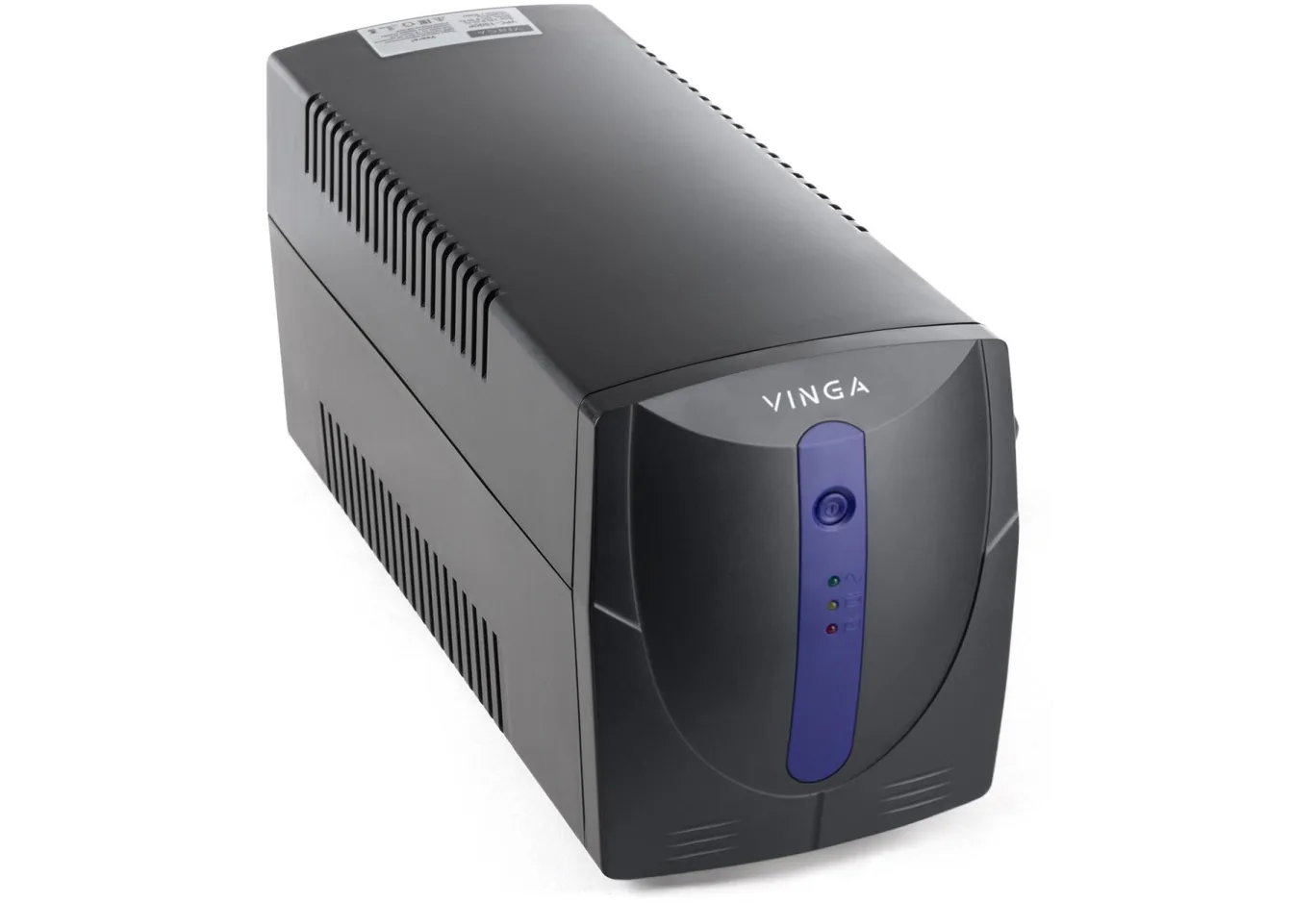 Uninterruptible Power Supply Vinga LED 600VA plastic case with USB (VPE-600PU)