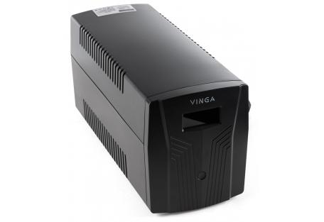 Пристрій безперебійного живлення Vinga LCD 600VA plastic case with USB (VPC-600PU)