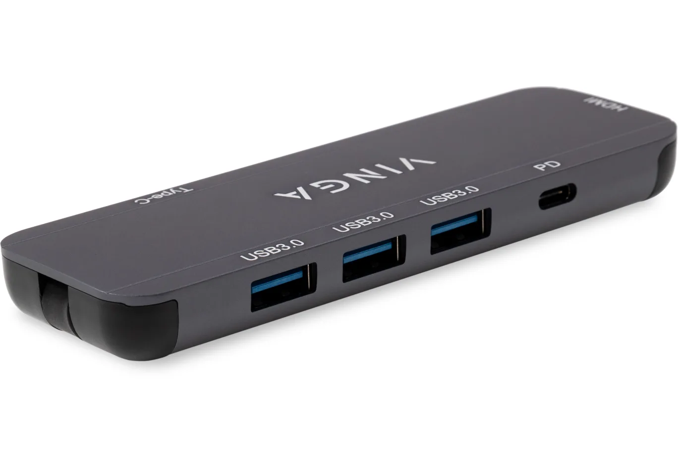 Hub Vinga USB-C 3.1 to HDMI+3xUSB3.0+PD100W+USB-C foldable cable (VHYC6FC)