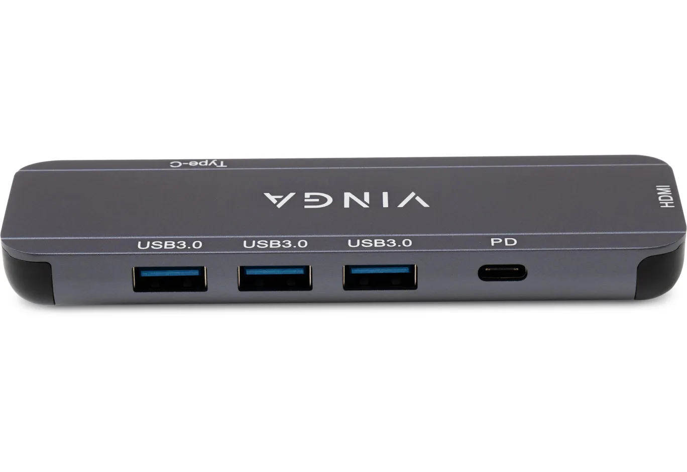 Hub Vinga USB-C 3.1 to HDMI+3xUSB3.0+PD100W+USB-C foldable cable (VHYC6FC)