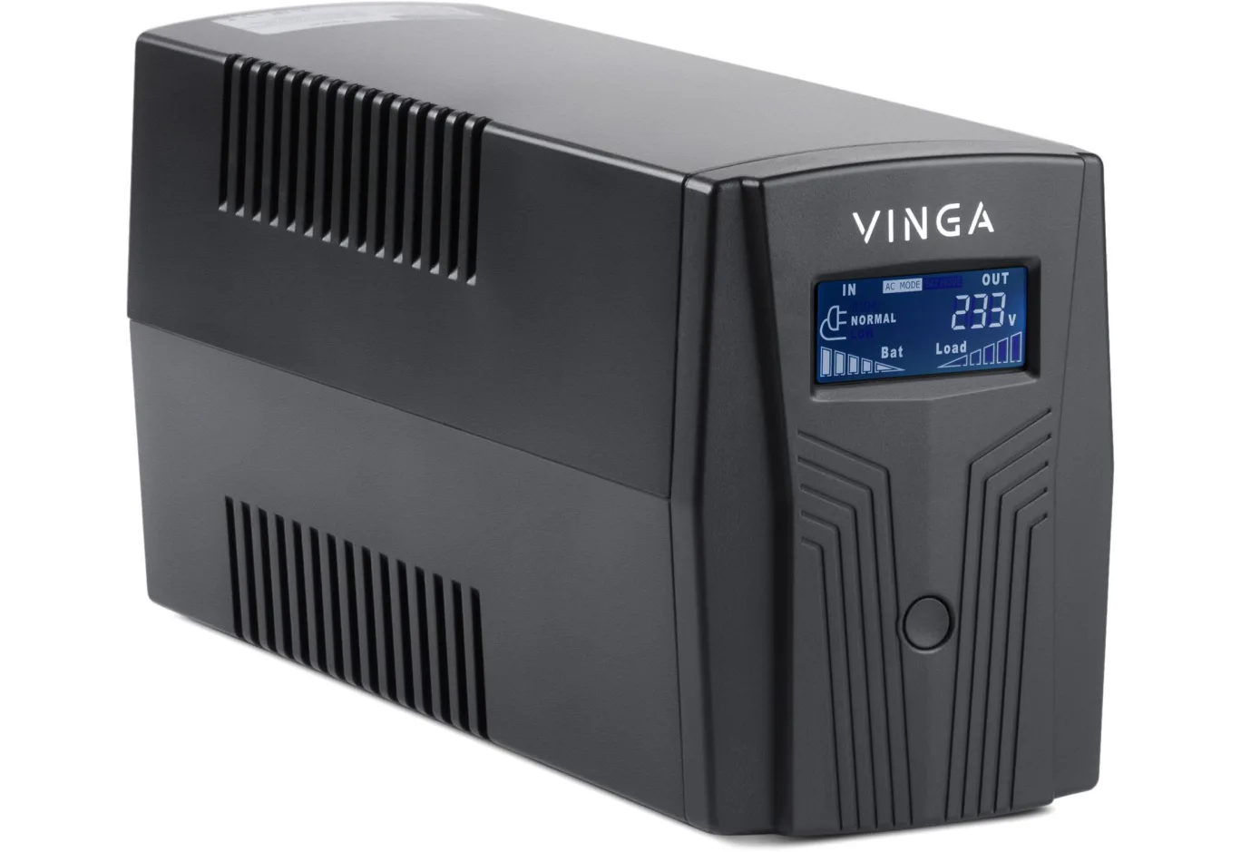 Uninterruptible Power Supply Vinga LCD 800VA plastic case with USB (VPC-800PU)