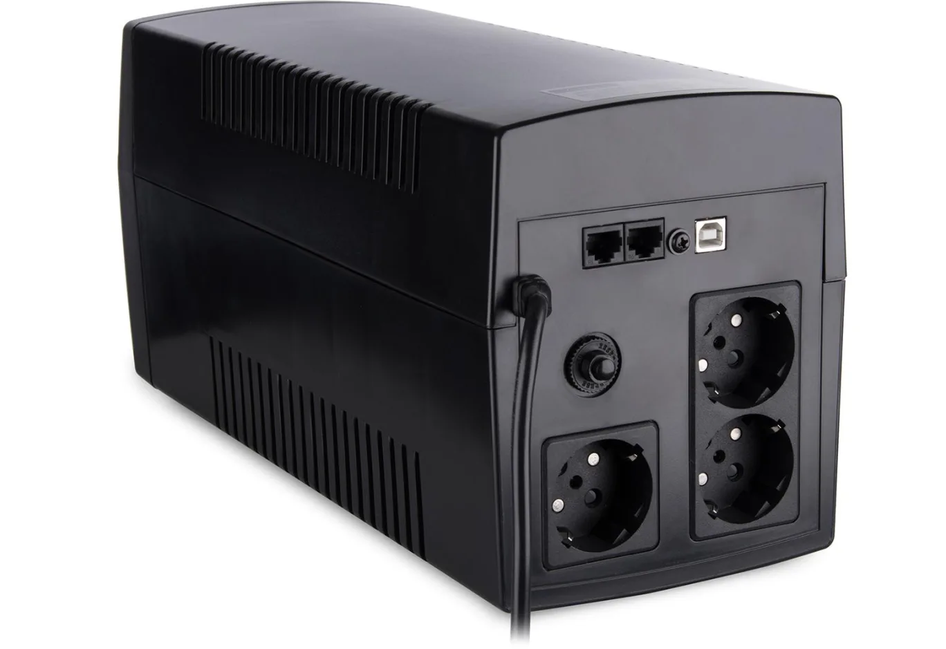 Uninterruptible Power Supply Vinga LED 1200VA plastic case with USB (VPE-1200PU)