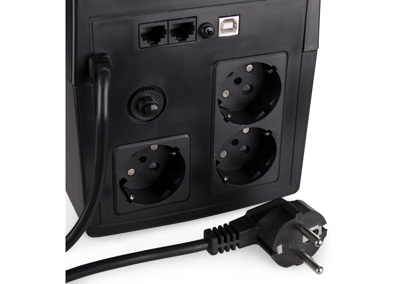 Uninterruptible Power Supply Vinga LCD 1200VA plastic case with USB (VPC-1200PU)
