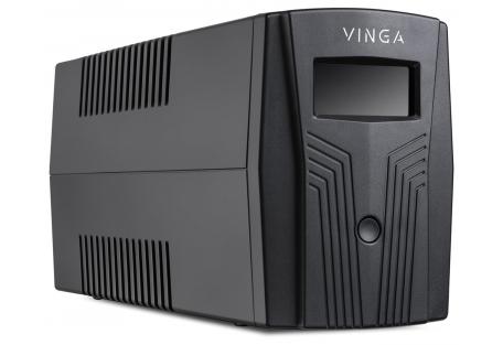 Пристрій безперебійного живлення Vinga LCD 1200VA plastic case with USB (VPC-1200PU)