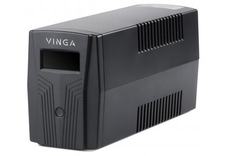 Пристрій безперебійного живлення Vinga LCD 1200VA plastic case with USB (VPC-1200PU)