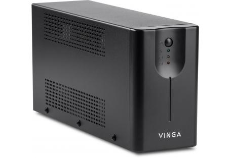 Пристрій безперебійного живлення Vinga LED 800VA metal case with USB (VPE-800MU)