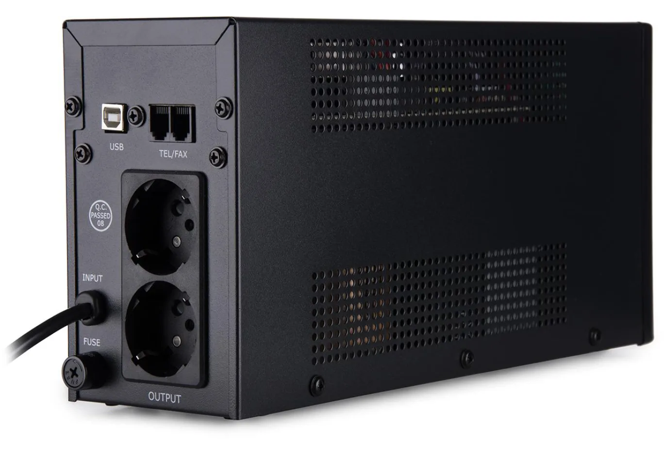 Uninterruptible Power Supply Vinga LED 800VA metal case with USB (VPE-800MU)