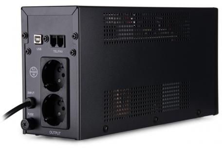 Пристрій безперебійного живлення Vinga LED 800VA metal case with USB (VPE-800MU)