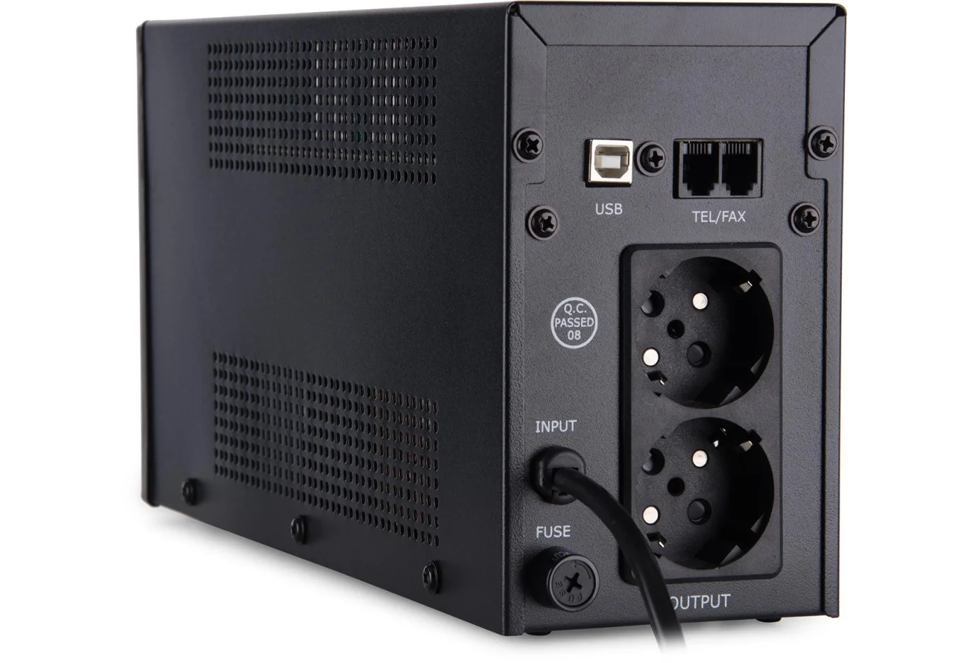 Uninterruptible Power Supply Vinga LED 800VA metal case with USB (VPE-800MU)