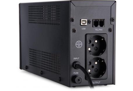 Пристрій безперебійного живлення Vinga LED 800VA metal case with USB (VPE-800MU)