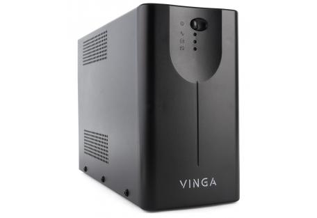 Пристрій безперебійного живлення Vinga LED 800VA metal case with USB (VPE-800MU)