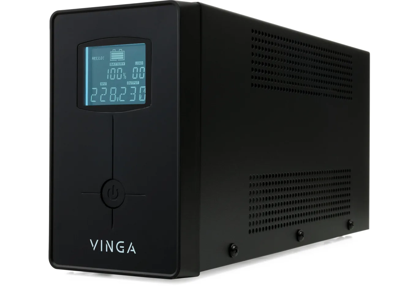 Uninterruptible Power Supply Vinga LCD 600VA metal case with USB (VPC-600MU)