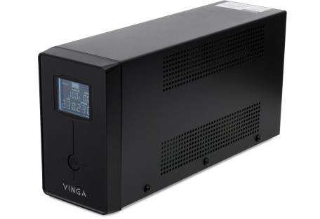 Пристрій безперебійного живлення Vinga LCD 600VA metal case with USB (VPC-600MU)