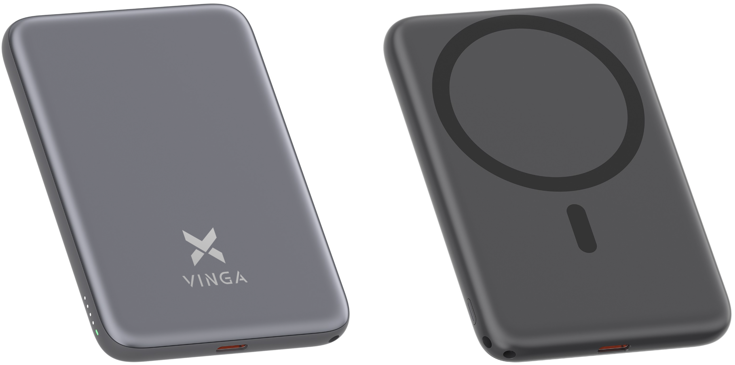 Батарея універсальна Vinga 5000 mAh 20W/15W Wireless (VPBB520WL)