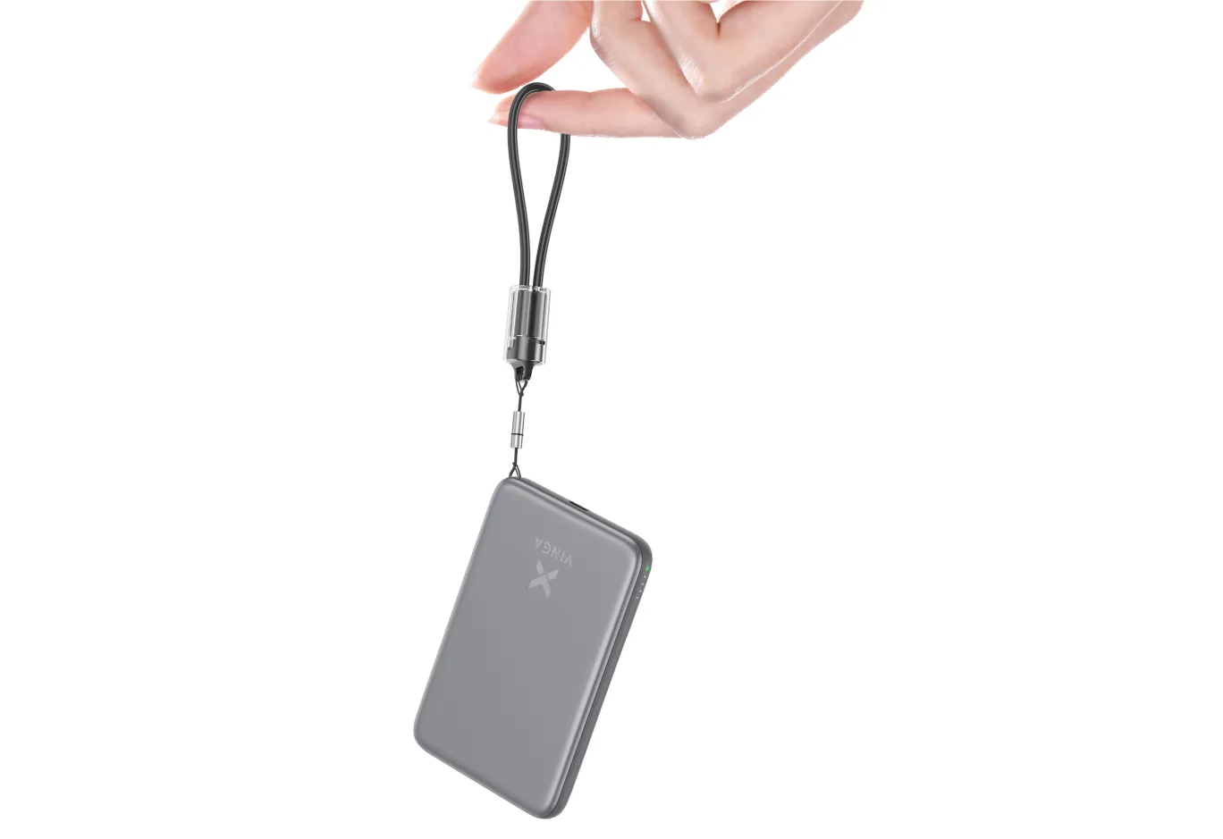 Батарея універсальна Vinga 5000 mAh 20W/15W Wireless (VPBB520WL)