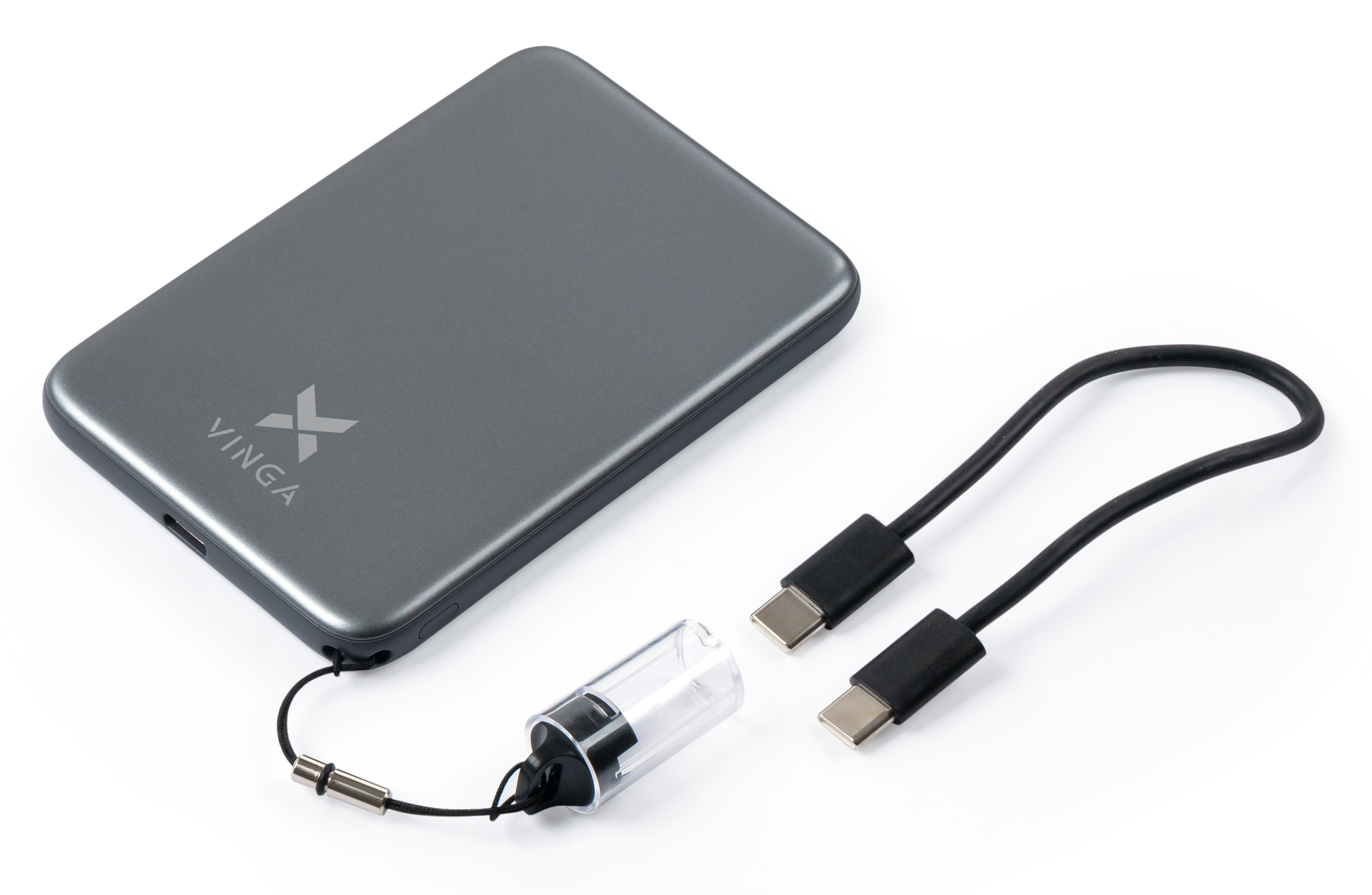 Батарея універсальна Vinga 5000 mAh 20W/15W Wireless (VPBB520WL)