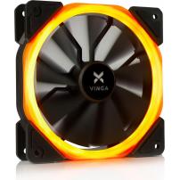 Кулер до корпусу Vinga LED fan-01 orange
