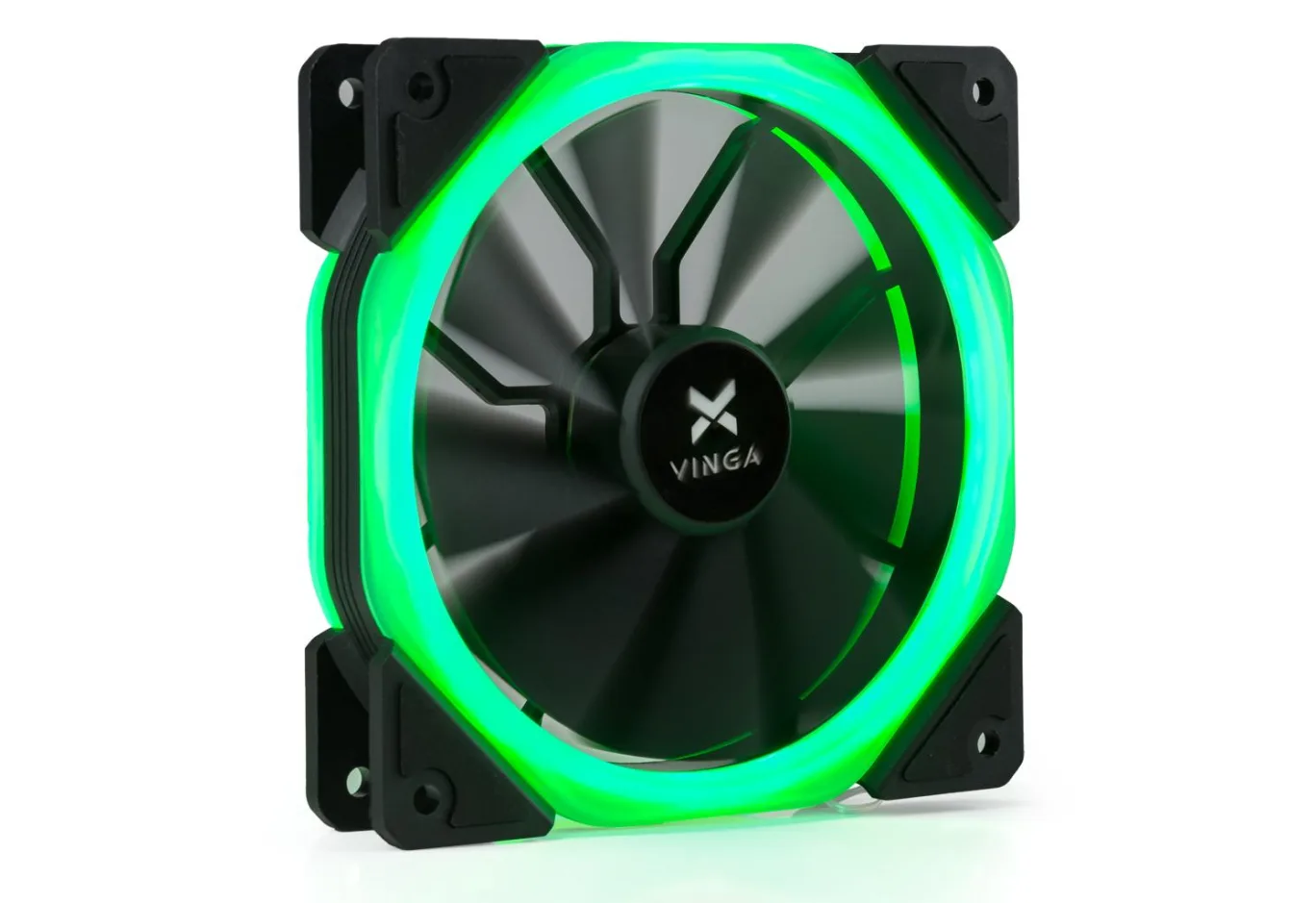 Case fan Vinga LED fan-02 green