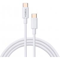 Дата кабель USB-C to USB-C 1.0m 45W PVC Vinga (VCPCTC45W)