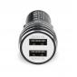Зарядний пристрій Vinga Dual USB Car Charger aluminium black (VRCCH03BK)
