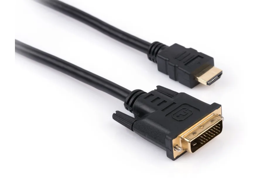 Multimedia cable HDMI M to DVI M 5.0m 24+1pin Vinga (VCPHDMIDVI5)