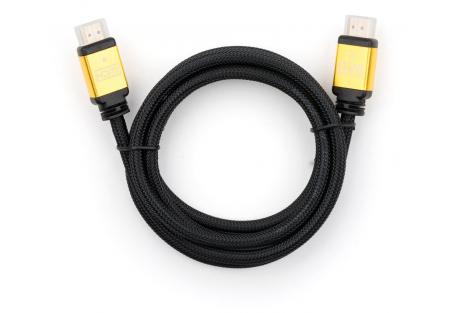 Кабель мультимедійний HDMI M to HDMI M 5.0m V2.0 Vinga (VCPDCHDMI2VMM5BK)
