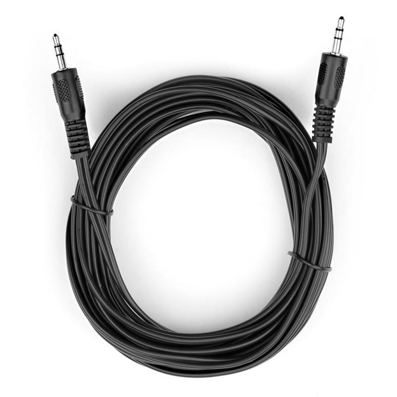 Кабель мультимедійний 3.5mm M to 3.5mm M 5.0m Vinga (VCPDCJ35MM5BK)