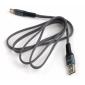 Дата кабель USB 2.0 AM to USB-C 1.0m flat nylon gray Vinga (VCPDCTCFNB1GR)