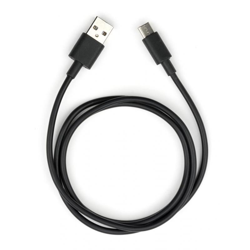 Дата кабель USB 2.0 AM to USB-C 1.0m PVC black Vinga (VCPDCTC1BK)