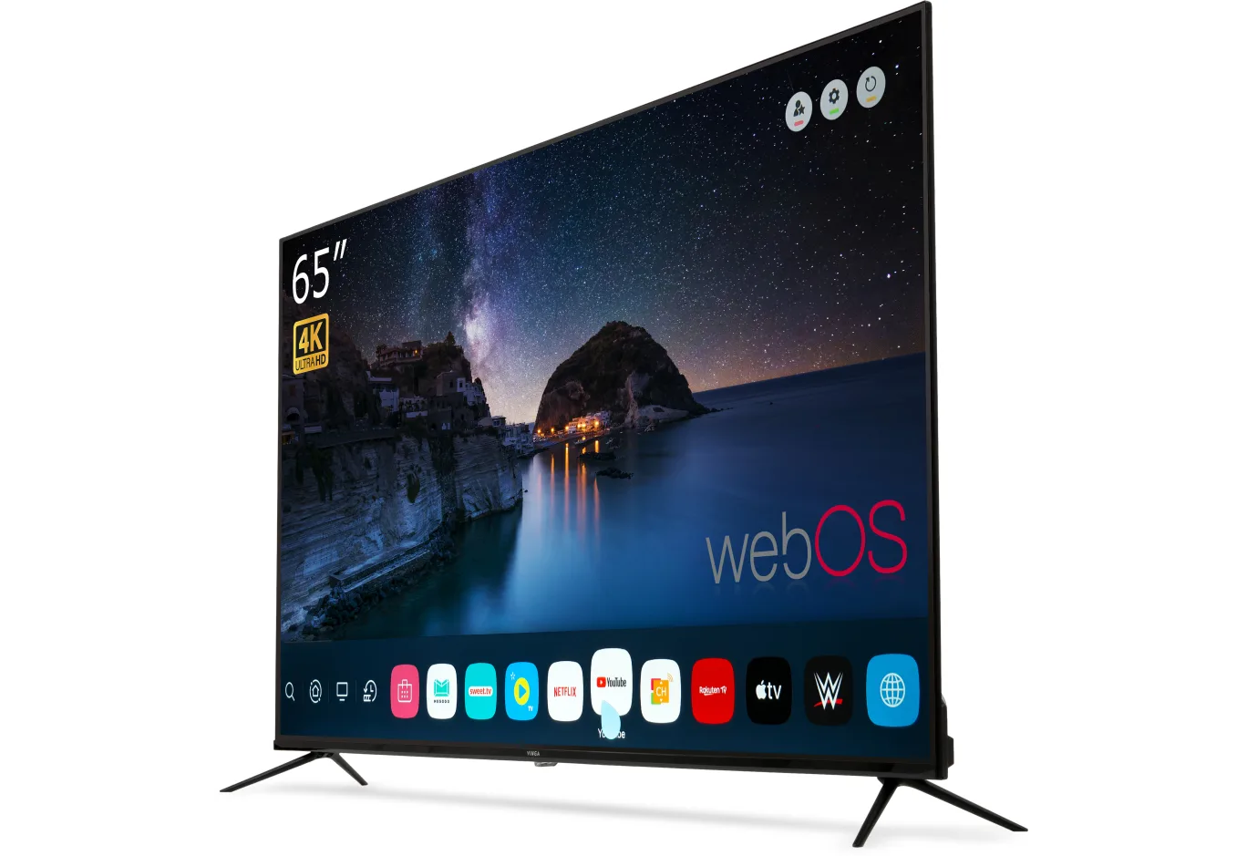 Телевізор Vinga S65UHD25BWEB