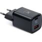 Зарядний пристрій Vinga USB-C PD30W + USB-A QC30W Display 33W Max (VCR30ACDB)
