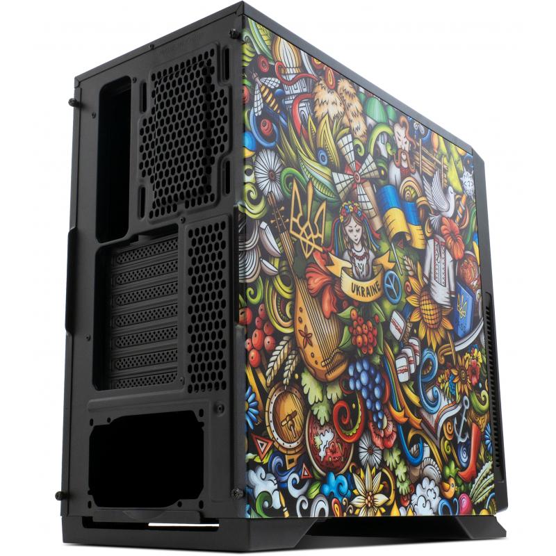 Корпус для ПК Vinga Black Widow Ukraine Free (01230011784)