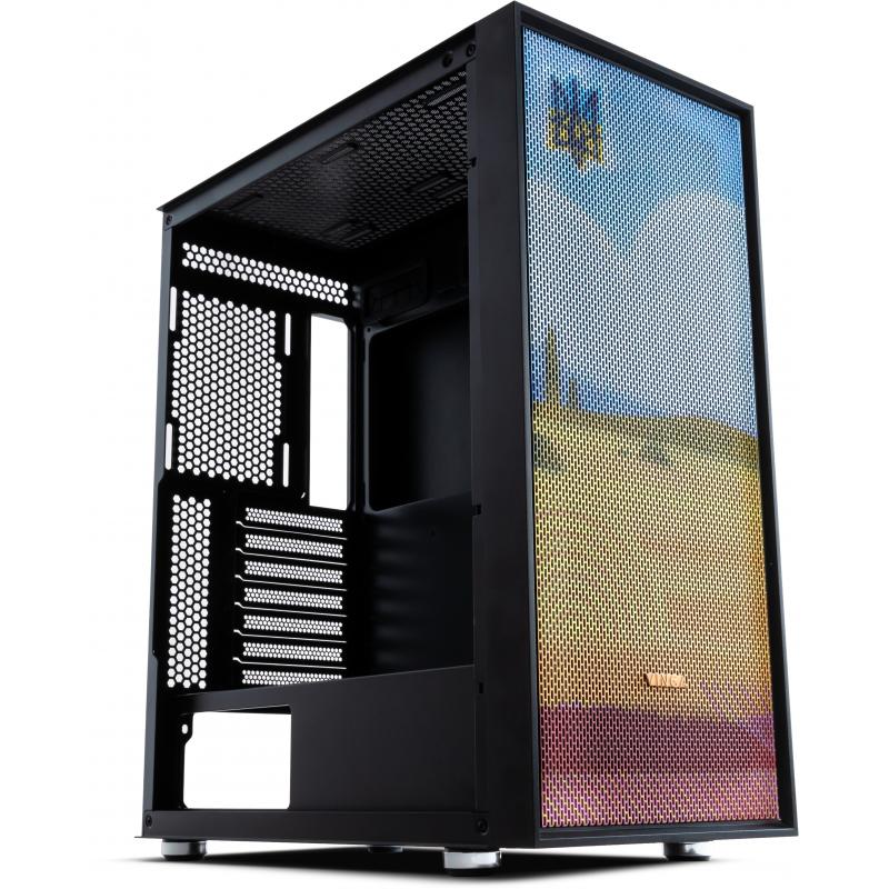 Корпус для ПК Vinga Pillar Black Freedom soldiers (01230011782)