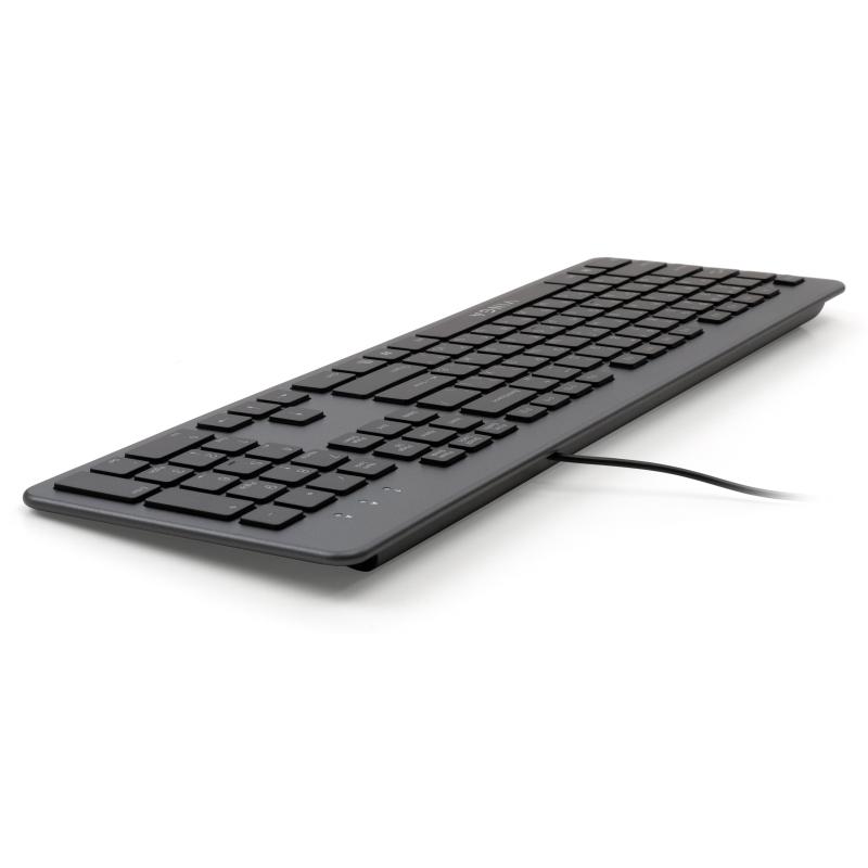 Клавіатура Vinga KB735 black-grey