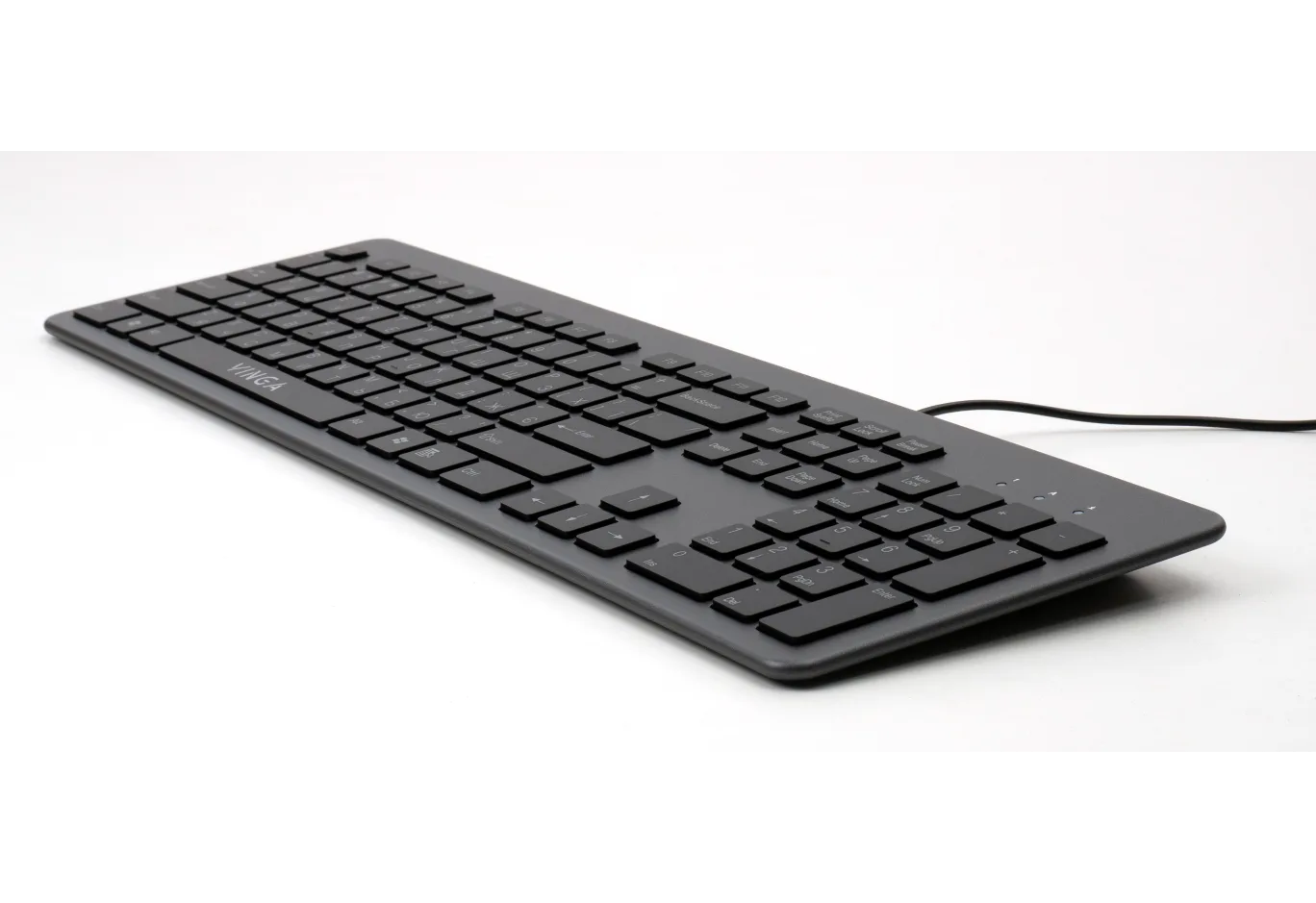 Клавіатура Vinga KB735 black-grey