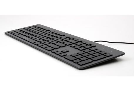 Клавіатура Vinga KB735 black-grey