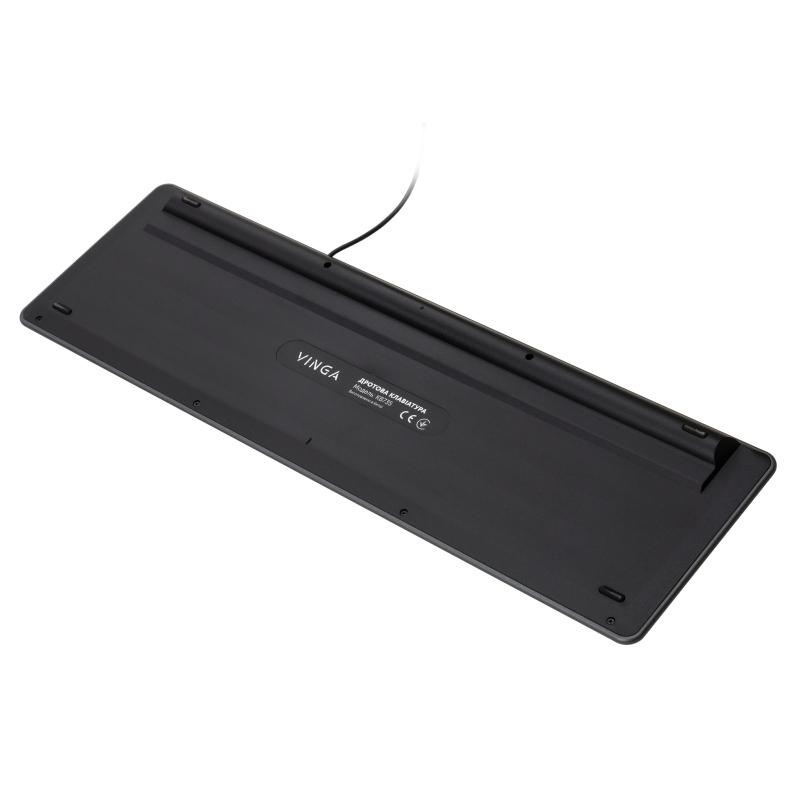 Клавіатура Vinga KB735 black-grey