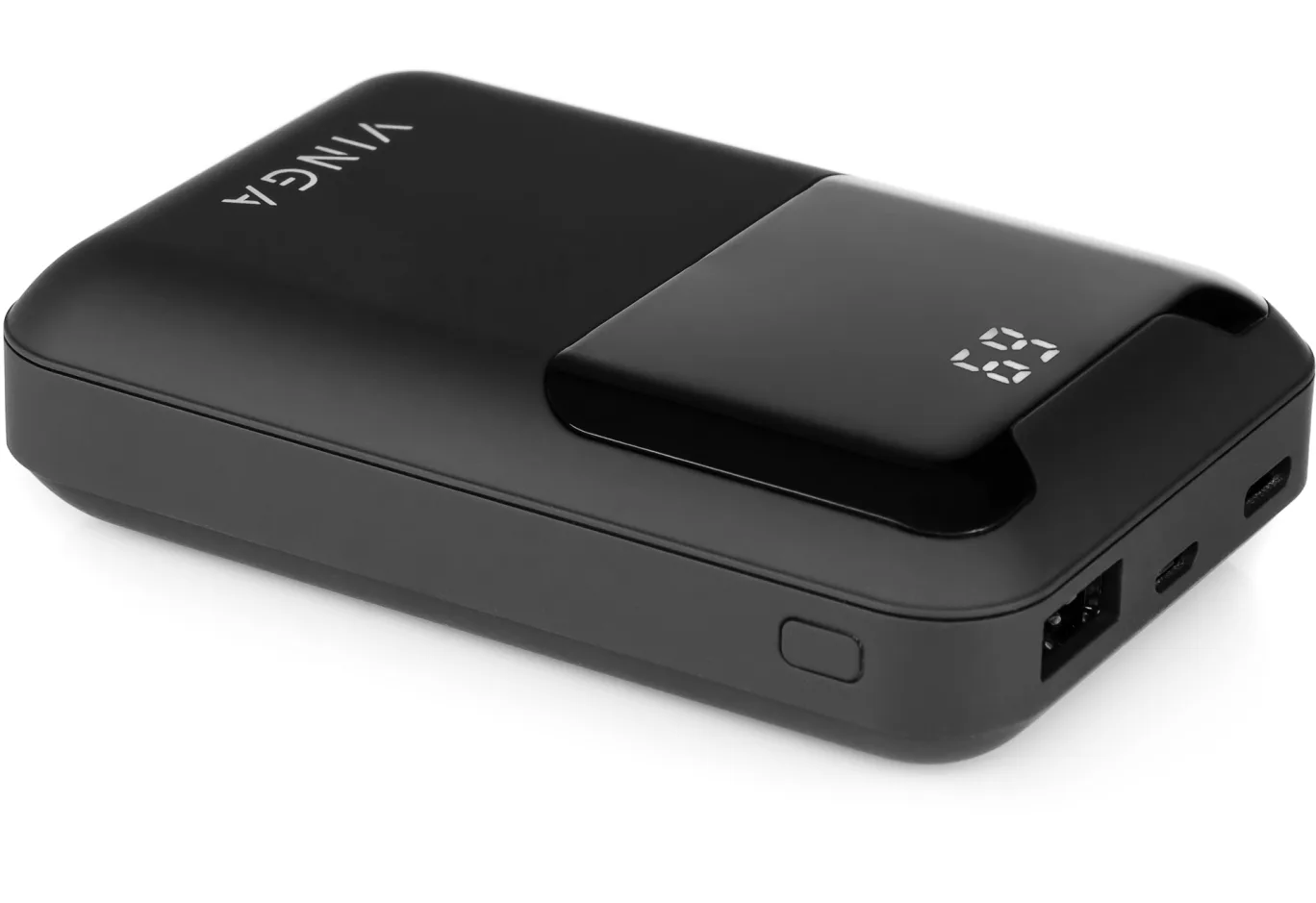 Universal Battery Vinga 10000 mAh Display soft touch black (BTPB0310LEDROBK)