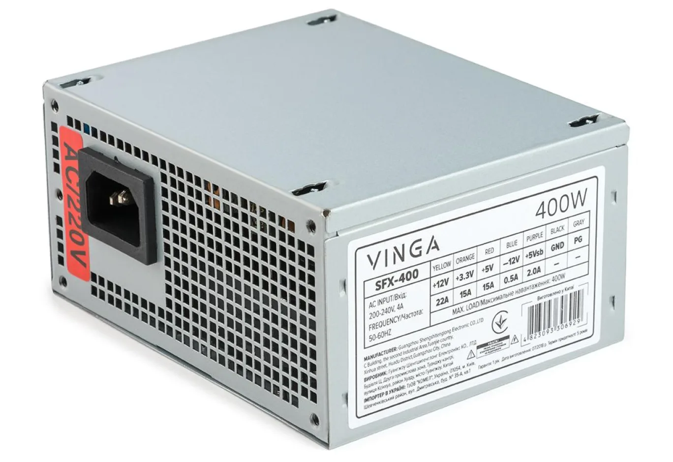 Power supply Vinga 400W ОЕМ (SFX-400)