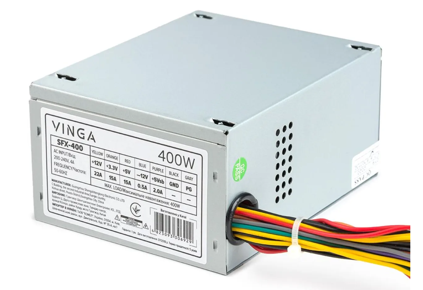 Power supply Vinga 400W ОЕМ (SFX-400)
