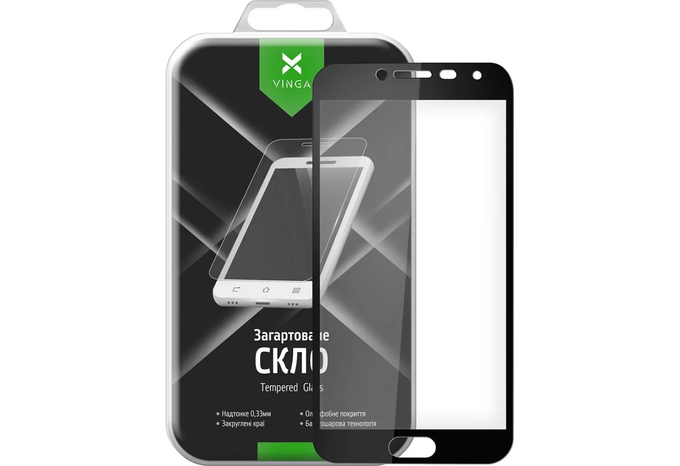 Protective glass Vinga для Samsung Galaxy J4 (2018) J400 (VTPGS-J400)