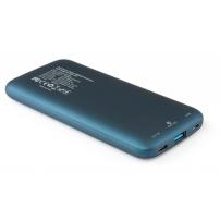 Батарея універсальна Vinga 10000 mAh Wireless QC3.0 PD soft touch blue (BTPB3510WLROBL)