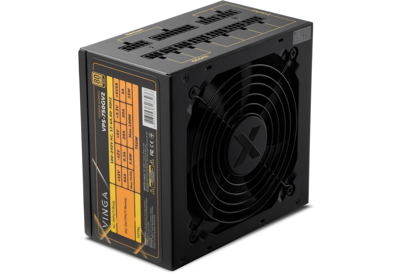 Блок живлення Vinga 750W (VPS-750GV2)