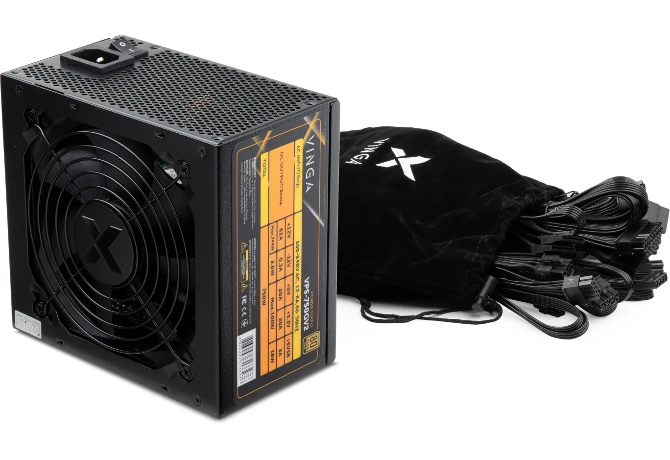 Блок живлення Vinga 750W (VPS-750GV2)