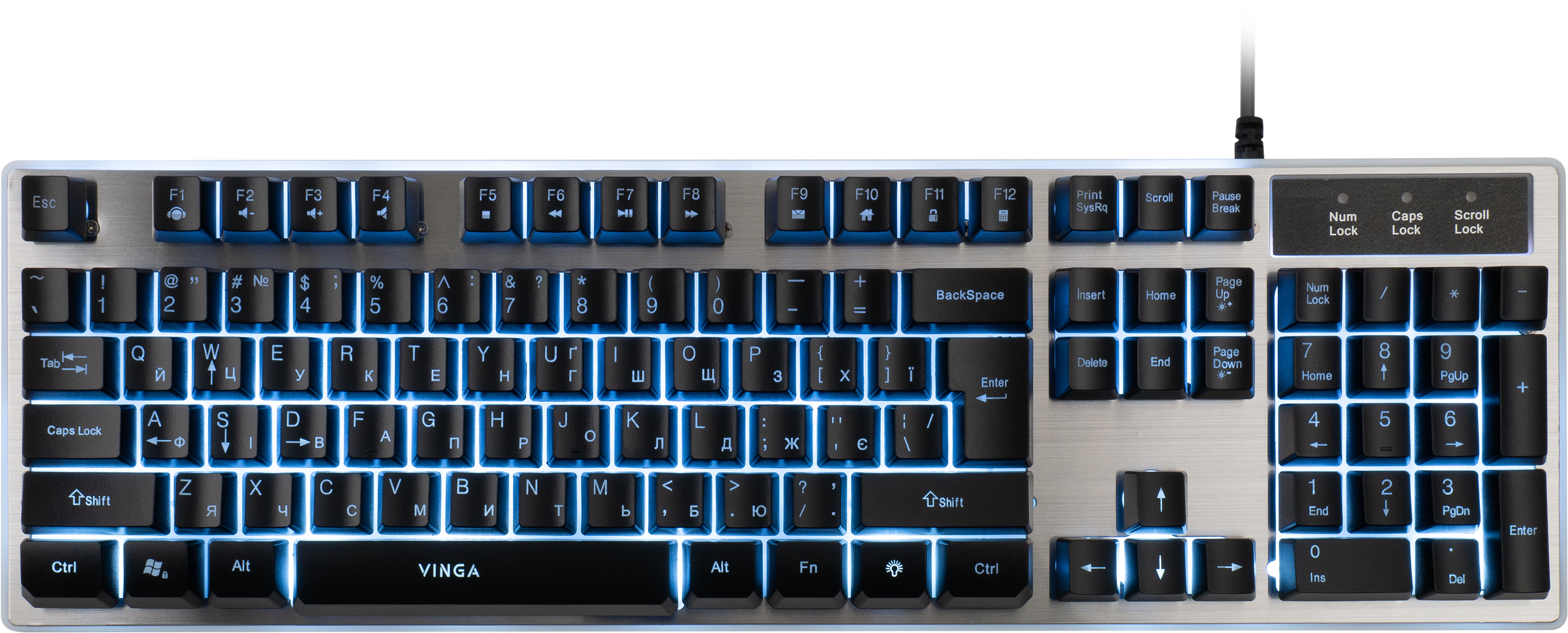 Keyboard Vinga KBG839 black