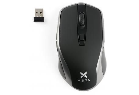 Мишка Vinga MSW-909 Silent black-grey