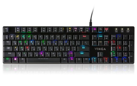 Відео: Огляд клавіатури: Vinga KBGM 395 black