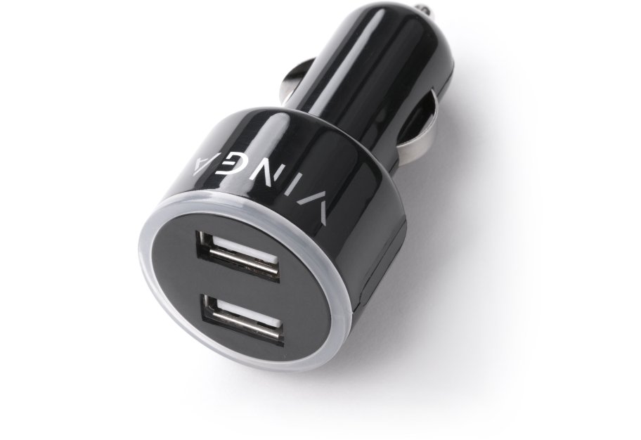 Зарядний пристрій Vinga CB 333 USB*2ports 2.1A (APA0333BK)