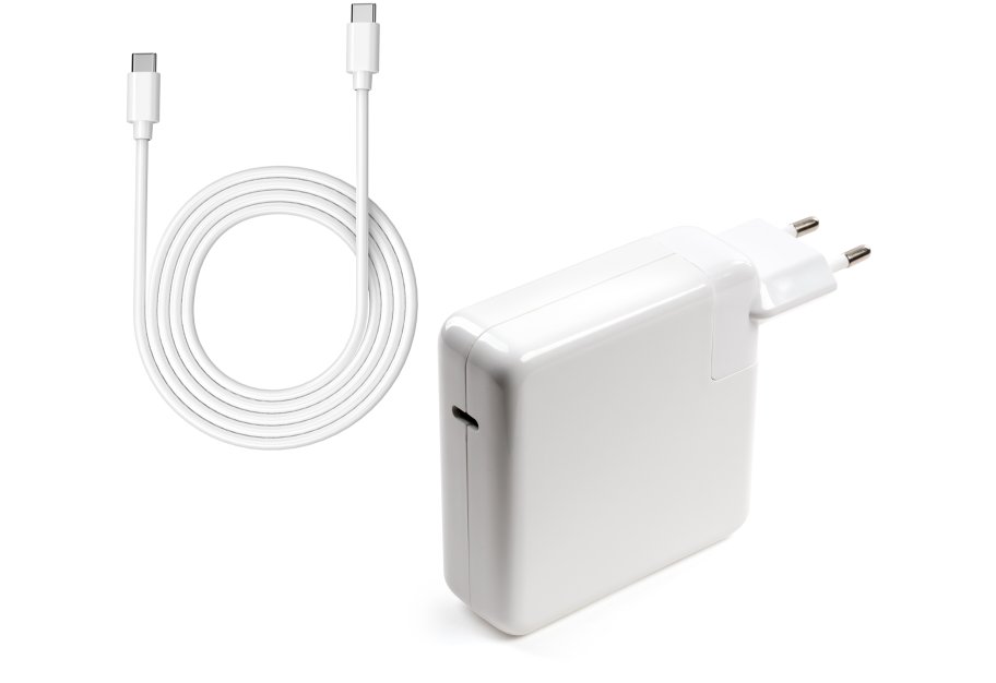 Блок живлення до ноутбуку Vinga Apple 96W 5.2V3A/9V3A/12V3A/15V3A/20.5V4.7A USB-C (VPA-96-APP-C)