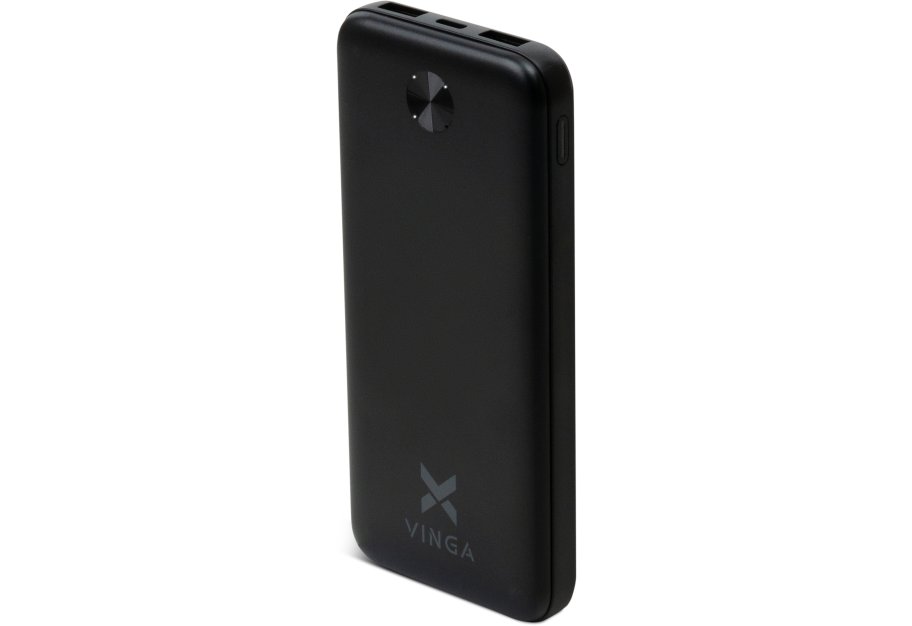 Батарея універсальна Vinga 10000 mAh 10W Black (VPBB10)
